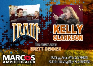 Kelly Clarkson and Train Marcus Amphitheatre